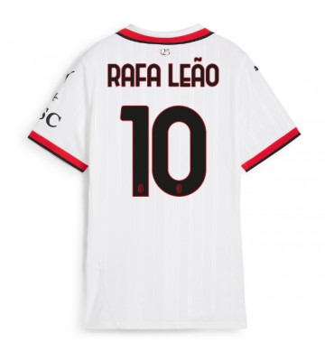 AC Milan Rafael Leao #10 Replika Udebanetrøje Dame 2024-25 Kortærmet